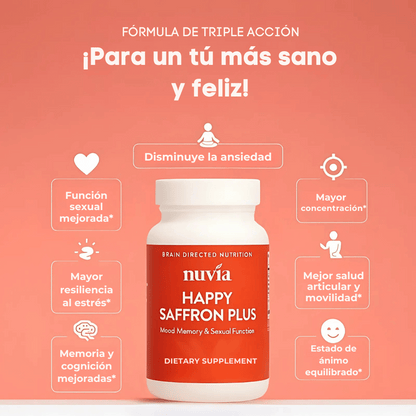 Happy Saffron Plus – El Secreto Natural para Sentirte Mejor