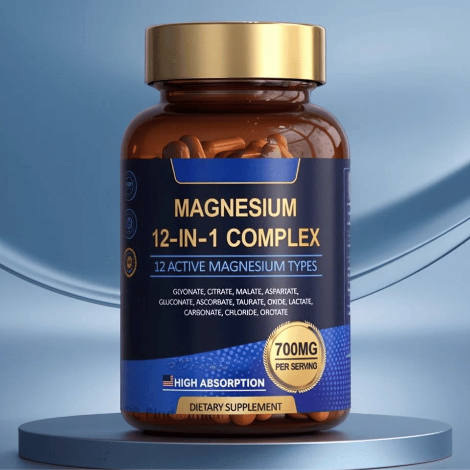 Magnesium Complex 12 en 1 - Energía, Descanso y Bienestar