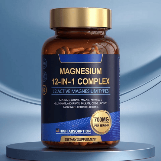 Magnesium Complex 12 en 1 - Energía, Descanso y Bienestar